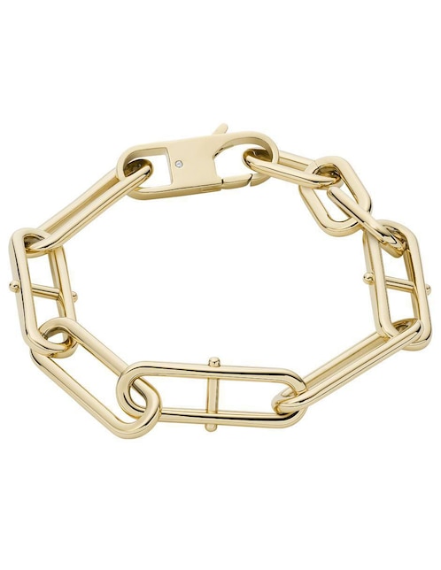 Pulsera Fossil Heritage con acabado brillante
