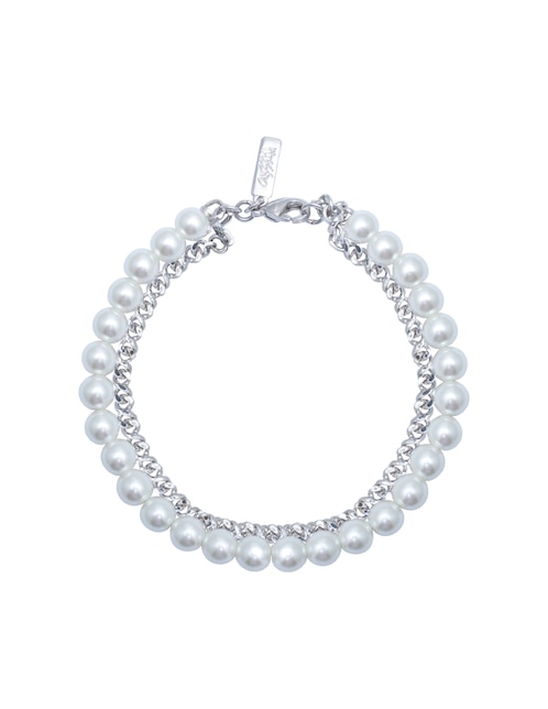 Pulsera Mossimo con perla Perla Y Cadena Diamantada