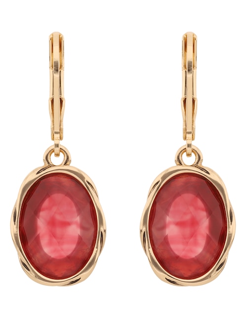 Aretes de círculo con acabado brillante 1