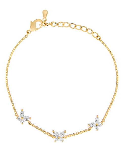Pulsera Girls Crew 18 k con acabado chapa de oro