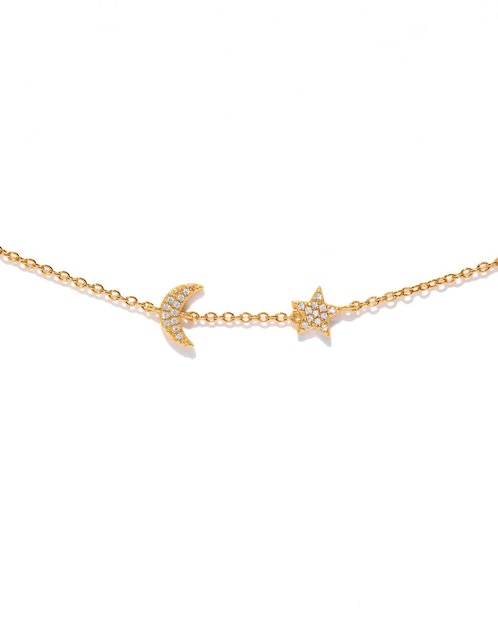 Pulsera Girls Crew 18 k Celestial Serenity con acabado chapa de oro