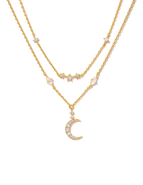 Collar Galaxy de baño de oro 18 K 1