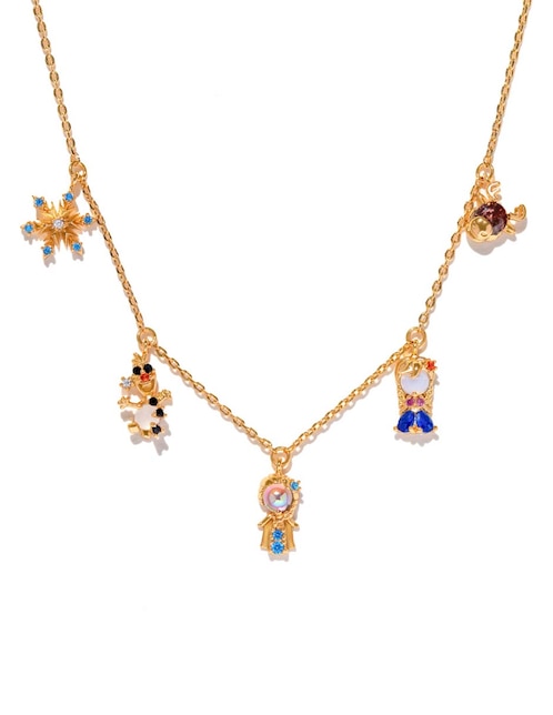 Collar frozen Disney de baño de oro 18 K 1