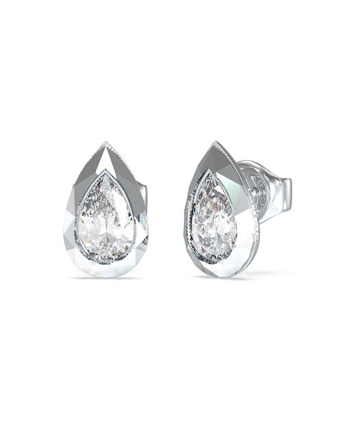 Aretes de gota 4G Light con acabado brillante circonita 1