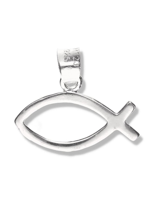 Dije de pez cristo de plata P 925 1