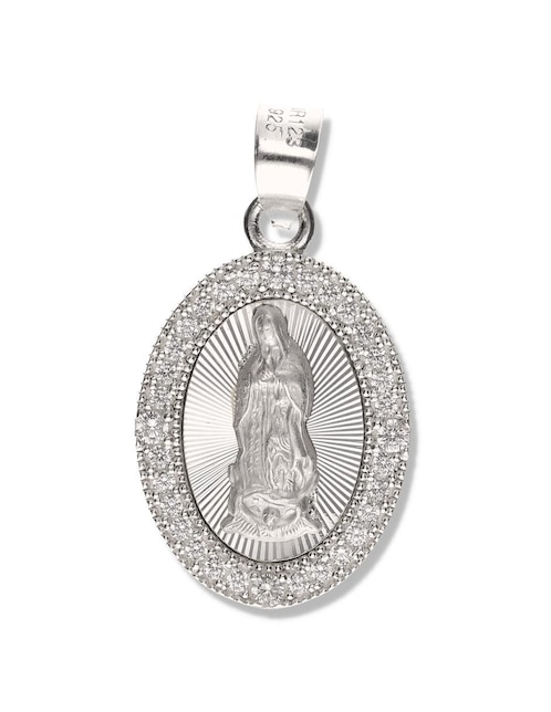 Medalla ovalada Vanguardia Joyera virgen de guadalupe de plata P 925
