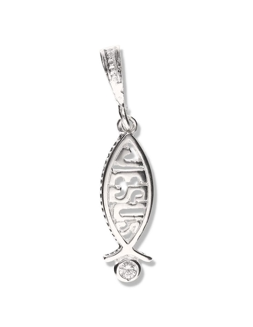 Dije de pez Vanguardia Joyera jesús de nazaret de plata P 925