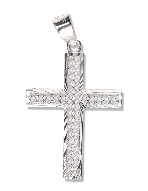 Dije de cruz Vanguardia Joyera cristo de plata P 925