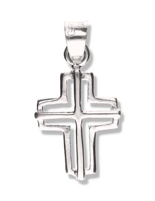 Dije de cruz Vanguardia Joyera cristo de plata P 925