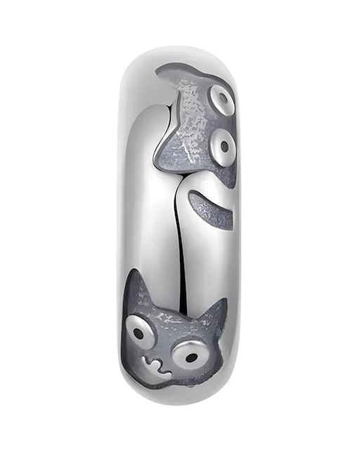 Charm de gato Miow de plata P 925