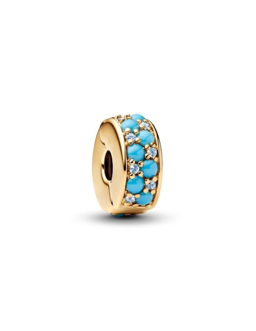Charm redondo Pandora moments de plata P 925
