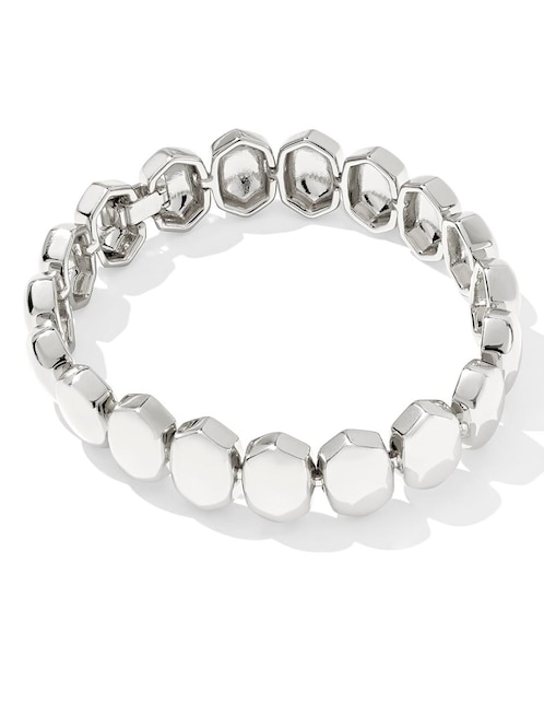PULSERA DE CADENA KENDRA, CH/M, PLATEADO