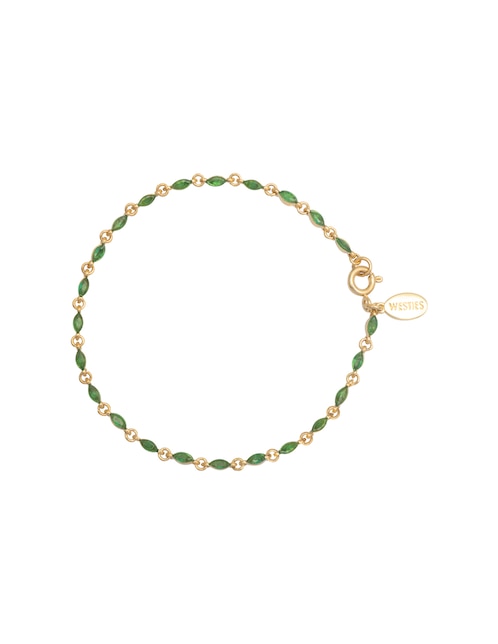 Pulsera Westies Navettes con acabado brillante
