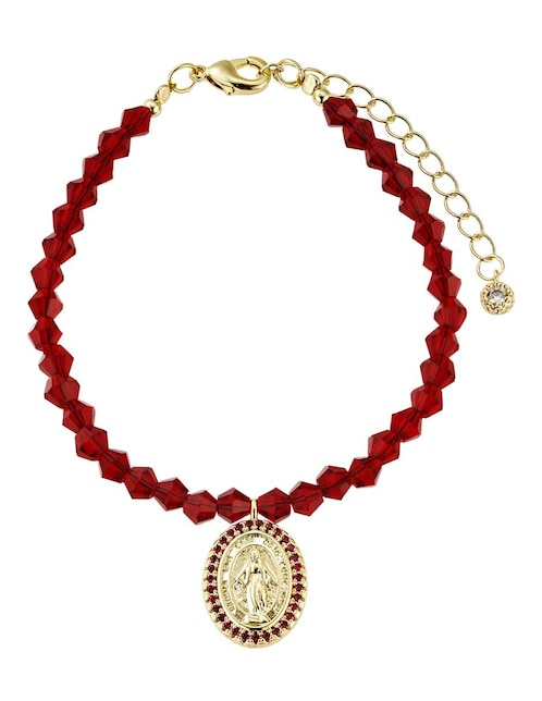 Pulsera Carmela Mía 14 k Religiosos con acabado baño de oro