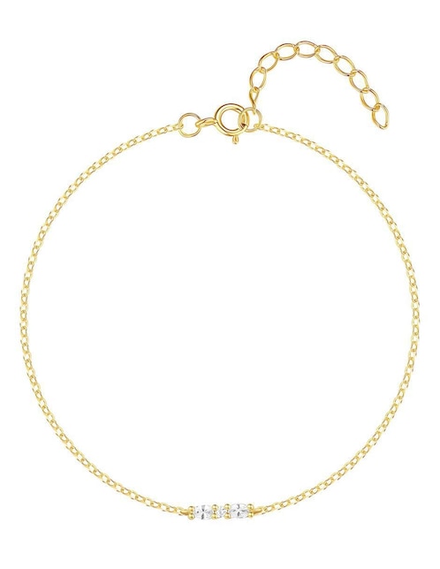 Pulsera Mink de plata P 925 con acabado brillante