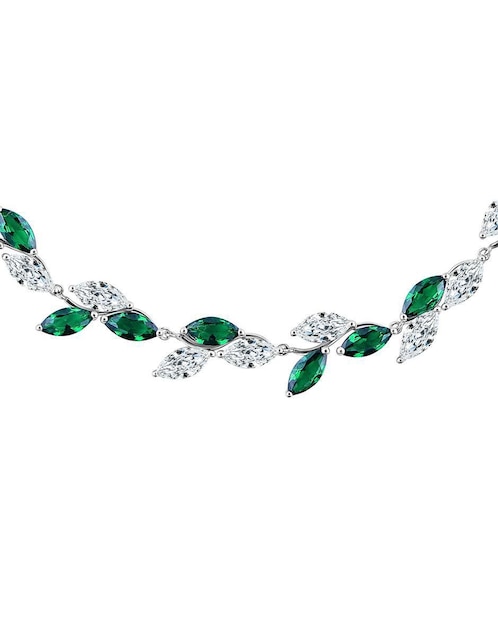 Collar de hoja Gladkova Joyería de plata P 925