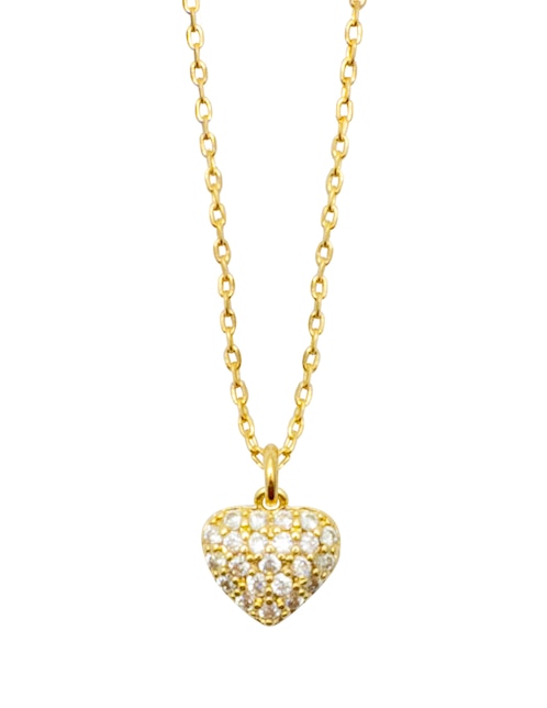 Collar con dije de corazón 1