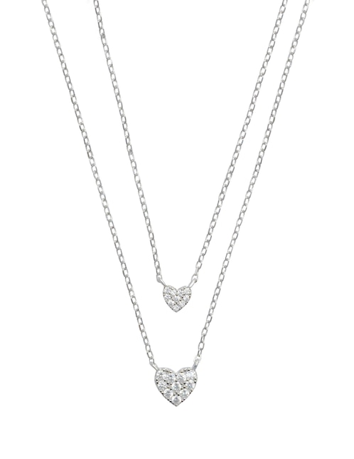 Collar de varios hilos Pavé .925 de plata P 925 1