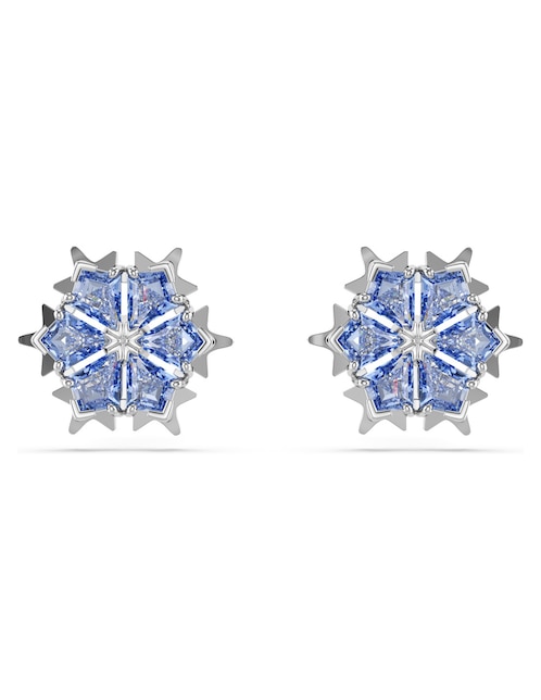 Broqueles de copo de nieve Magic con acabado brillante swarovski