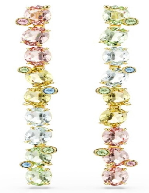 Aretes largos Gema con acabado brillante 1