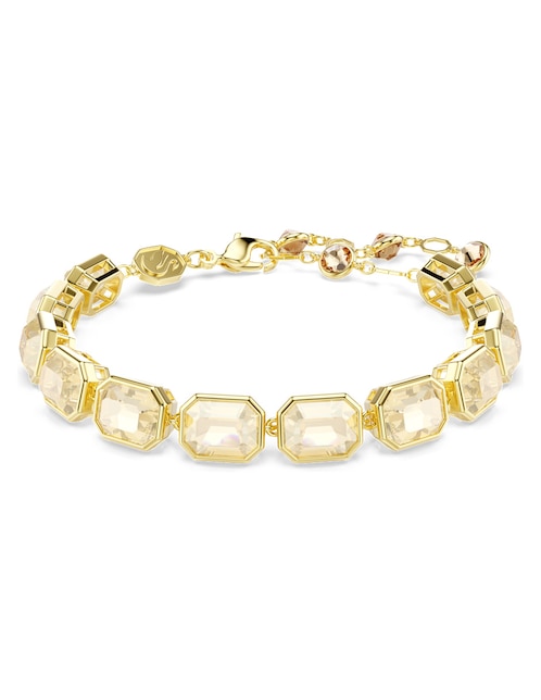 Brazalete Swarovski de metal Millenia con acabado brillante