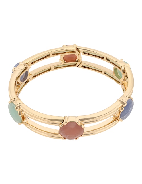 Pulsera Set In Stone con acabado brillante