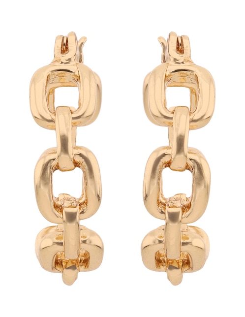 Aretes cortos circulares Basic Mtl Ears F1 con acabado brillante 1