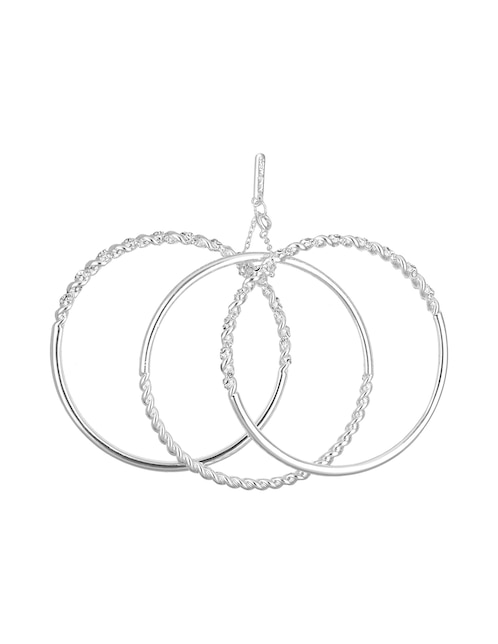 Multi-pulsera Nine West Social Ropes con acabado brillante