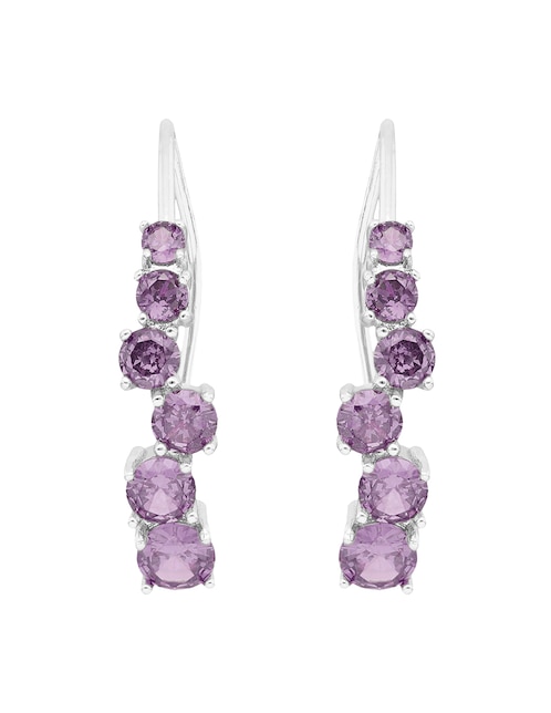 Broqueles Classic Clusters con acabado brillante cristal 1