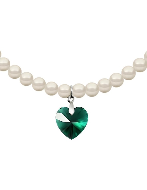 Collar de corazón Éclair de plata P 925 1