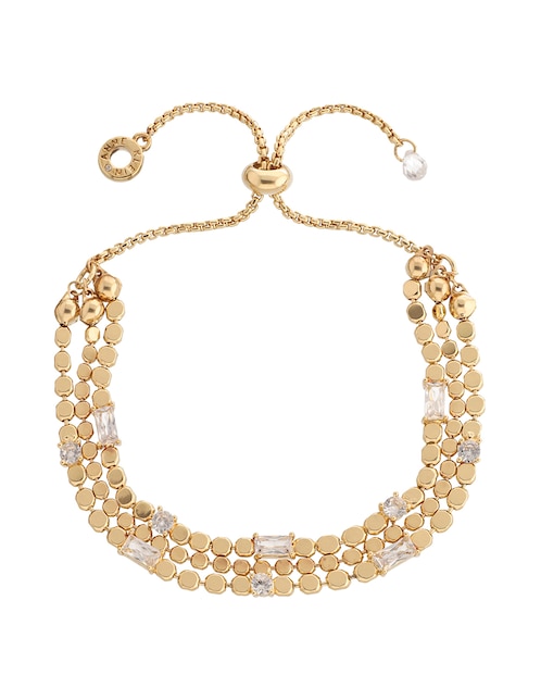 Pulsera Anne Klein con cristal One-Of-A-Kind con acabado brillante