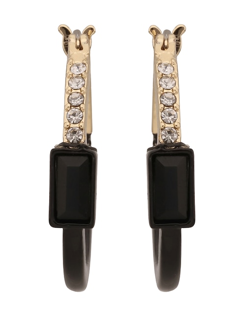 Arracadas Millie con acabado pavé cristal 1
