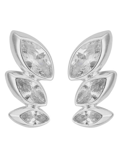 Aretes corto de gota Anne Klein Sparkling Sophistication con acabado pulido zirconia