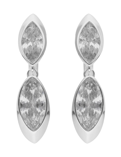 Aretes corto de gota Anne Klein Sparkling Sophistication con acabado pulido zirconia