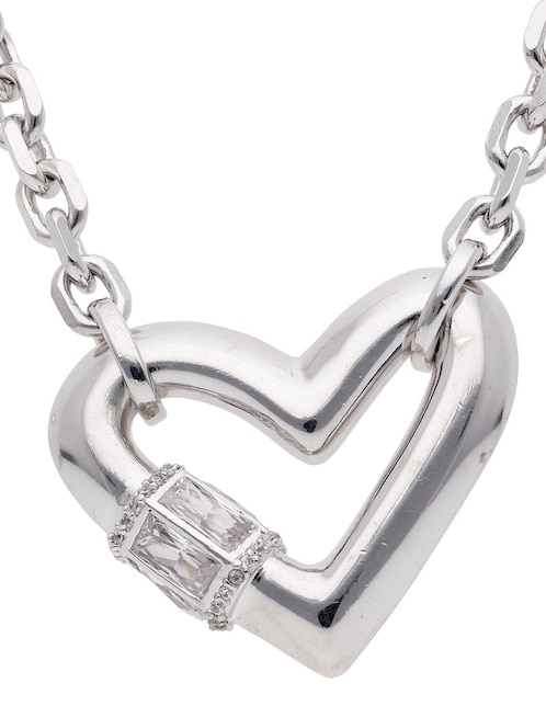 Collar con dije de corazón 14 k 1