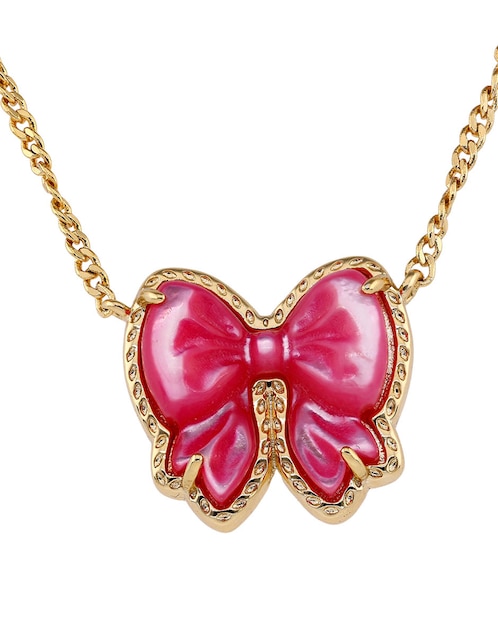 Collar con dije de moño 14 K 1