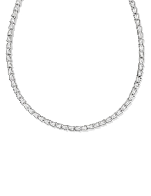 Collar Kendra Scott Bella Tennis de plata P 925