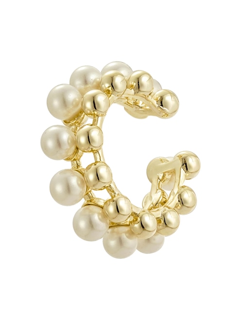 Ear cuff Carmela Mía Baño de oro 14 k perla
