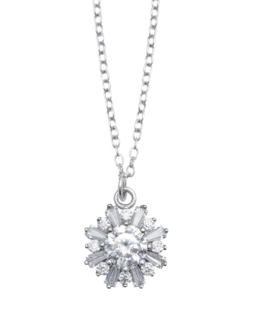 Collar con dije Snowflake de plata P 925 1