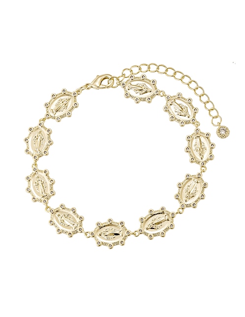 Pulsera Carmela Mía 14 k Religiosos con acabado baño de oro