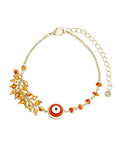 Pulsera 14 k Protección con acabado baño de oro 1