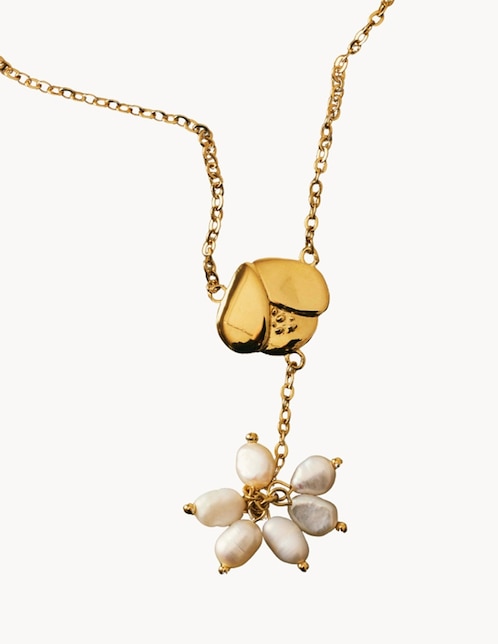 Collar Apodemia Jiaoren de baño de oro 18 K