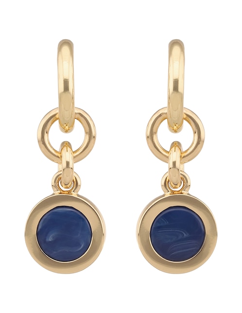 Aretes largos Adria con acabado esmaltado 1