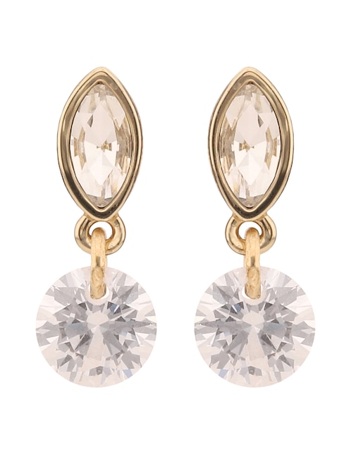 Aretes largos Dkny Nala con acabado pavé cristal