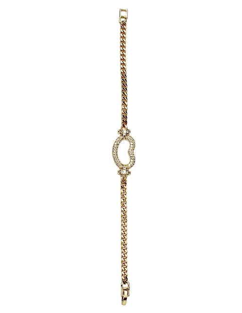 Pulsera Moon de oro laminado 8 k con acabado brillante