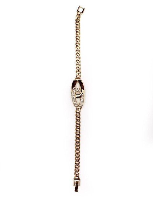 Pulsera Moon de oro laminado 8 k con acabado brillante