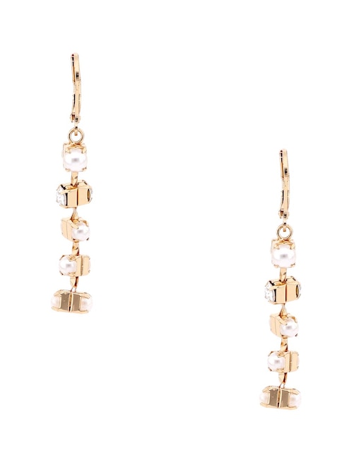 Aretes largos Award Winner con acabado brillante 1