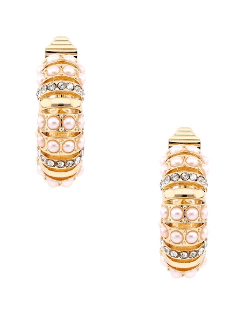 Aretes circular Award Winner con acabado pavé 1