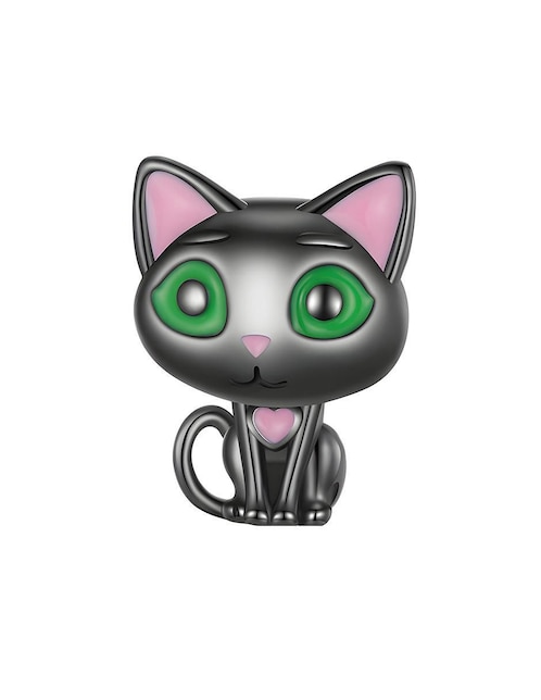 Charm de gato Miow kiki collection de plata P 925