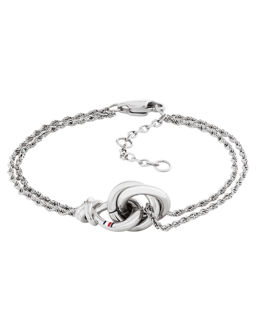 Pulsera Tommy Hilfiger Nautical Knot con acabado brillante
